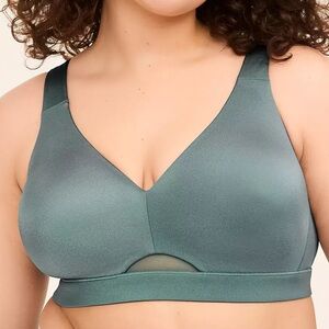 Comfort Bliss Lightly Lined No-Wire Bra cloudburst blue size 40H